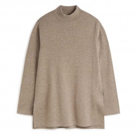 блуза,дамски,пуловери,дамски,плетени,дрехи,ecoalf,palna,sweater,beige,(dark,sand,melange)