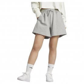 Къси панталони Adidas All SZN Rib shorts - Grey (Medium Grey Heather) къси,панталони,дамски,панталони,adidas,all,szn,rib,shorts,grey,(medium,grey,heather)