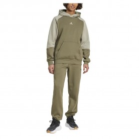 анцуг,мъжки,анцузи,adidas,sportswear,fleece,colorblock,tracksuit,olive,strata,silver,pebble,(green)