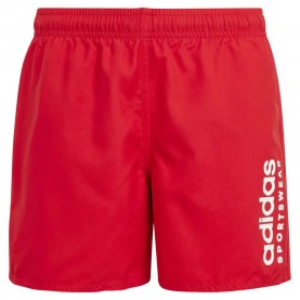бански,гащета,детски,бански,костюми,adidas,sportswear,essentials,logo,clx,swimming,shorts,red,(better,scarlet,white)