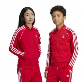 Блуза Adidas Originals Adicolor SST full zip sweatshirt - Red (Better Scarlet) блуза,детски,блузи,adidas,originals,adicolor,sst,full,zip,sweatshirt,red,(better,scarlet)