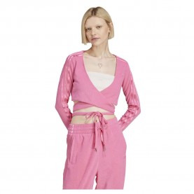 фланелка,с,дълъг,ръкав,дамски,топове,adidas,originals,wraparound,long,sleeve,top,pink,(pulse,magenta)