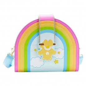 чанти,за,през,рамо,loungefly,rainbow,swing,care,bears,crossbody,pink