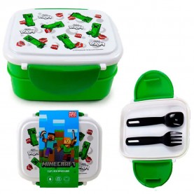 Чанта Puckator Minecraft TNT lunch bag - Clear (Green / White) чанта,раници,puckator,minecraft,tnt,lunch,bag,clear,(green,white)
