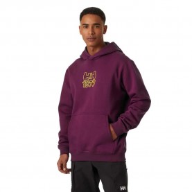 суичър,мъжки,пуловери,helly,hansen,graphic,hoodie,dark,magenta,(purple)