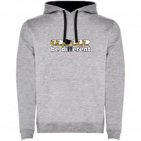 суичър,мъжки,пуловери,kruskis,be,different,padel,two,colour,hoodie,grey,(heather,grey,black)