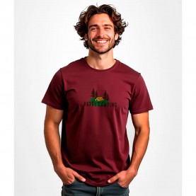 тениска,мъжки,тениски,kruskis,happy,camping,short,sleeve,t,shirt,red,(dark,red)