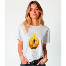 Тениска Kruskis Hike More short sleeve T-shirt - White (White) тениска,дамски,тениски,kruskis,hike,more,short,sleeve,t,shirt,white,(white)