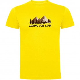 тениска,мъжки,тениски,kruskis,hiking,for,life,short,sleeve,t,shirt,yellow