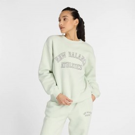 Блуза New balance Graphic sweatshirt - Green / White (Natural Mint) блуза,дамски,блузи,new,balance,graphic,sweatshirt,green,white,(natural,mint)