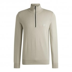 блуза,мъжки,пуловери,boss,kanobix,s,10265846,half,zip,sweater,beige,(light,beige)