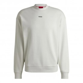 блуза,мъжки,пуловери,hugo,dapo,10249110,01,sweatshirt,natural,(white)