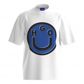 тениска,мъжки,тениски,hugo,nimper,10262283,short,sleeve,t,shirt,white