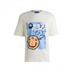 тениска,мъжки,тениски,hugo,nusprayo,10266462,short,sleeve,t,shirt,white