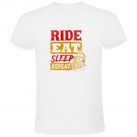 тениска,мъжки,тениски,kruskis,ride,eat,sleep,repeat,short,sleeve,t,shirt,white