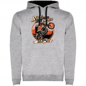 суичър,мъжки,пуловери,kruskis,ride,loud,two,colour,hoodie,heather,grey,black,(grey)