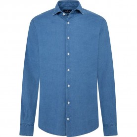 риза,с,дълъг,ръкав,мъжки,ризи,hackett,essential,long,sleeve,shirt,mid,blue,(blue)