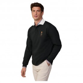 мъжки,блузи,с,яка,hackett,heritage,harry,rugby,long,sleeve,polo,black