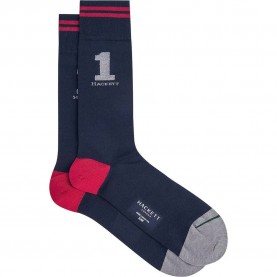 чорапи,мъжки,чорапи,hackett,heritage,number,socks,blue,(navy)
