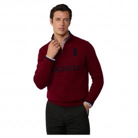 блуза,мъжки,пуловери,hackett,hm703226,half,zip,sweater,red