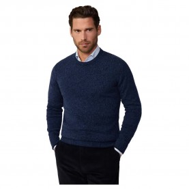 блуза,мъжки,пуловери,hackett,mouline,sweater,blue
