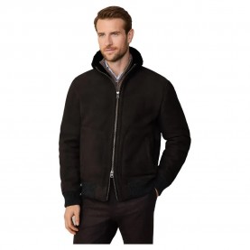 яке,мъжки,якета,hackett,shearling,jacket,brown