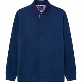 мъжки,блузи,с,яка,hackett,trim,rugby,long,sleeve,polo,blue