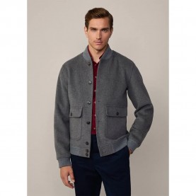 яке,мъжки,якета,hackett,wool,bomber,jacket,grey
