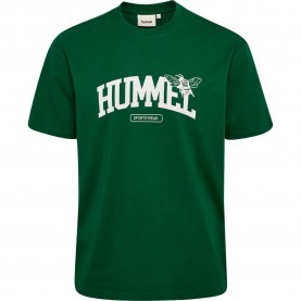 тениска,мъжки,тениски,hummel,university,bee,short,sleeve,t,shirt,white,(dark,green,dark,green)