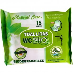 козметика,за,почистване,natural,care,bio,toilet,wipe,15,units,green,(multicolor)