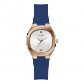 часовник,часовници,guess,eve,watch,golden,(blue)
