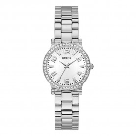 часовник,часовници,guess,fawn,watch,silver