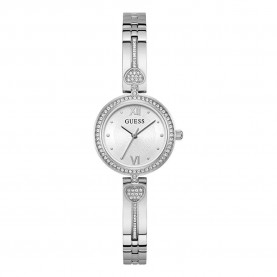 часовник,часовници,guess,lovey,watch,silver