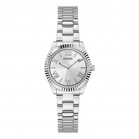 часовник,часовници,guess,mini,luna,watch,silver