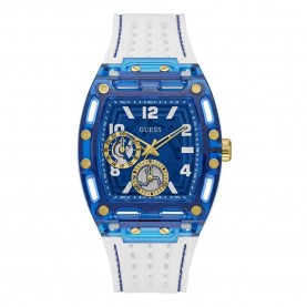 часовник,часовници,guess,phoenix,watch,blue,(white)