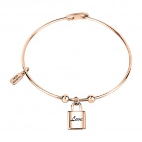 бижутерия,le,petite,story,bang,padlock,love,bracelet,golden,(gold,pink)