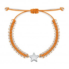 бижутерия,le,petite,story,br,friendship,starant,2,bracelet,orange,(silver)