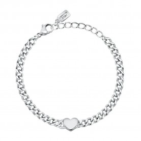 бижутерия,le,petite,story,br,love,heart,charm,16.3,cm,bracelet,silver,(silver)