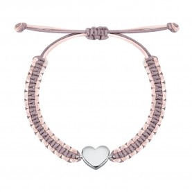 бижутерия,le,petite,story,br,love,heart,shapeant,2,bracelet,silver,(brown)