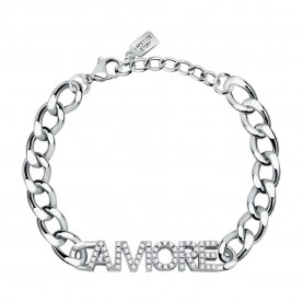 бижутерия,le,petite,story,br,love,letter,crystal,16.3,cm,bracelet,silver