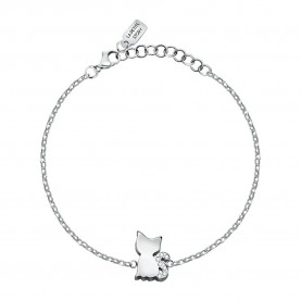 бижутерия,le,petite,story,dog,kitty,central,cat,bracelet,silver,(white)