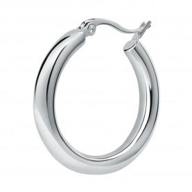 бижутерия,le,petite,story,hoop,midi,2,mm,earrings,silver,(white)