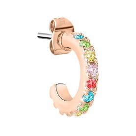 бижутерия,le,petite,story,hoop,rg,small,rainbow,crys,earrings,golden,(multicolour)