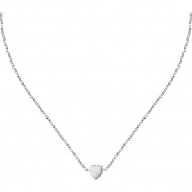 бижутерия,le,petite,story,love,steel,heart,necklace,silver,(silver)