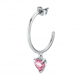 бижутерия,le,petite,story,ss,pla,pink,pp,stone,earrings,silver,(silver)