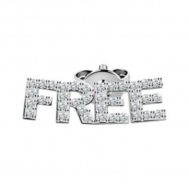 бижутерия,le,petite,story,stud,free,earrings,silver