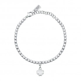 бижутерия,le,petite,story,tennis,friendship,cryst,4,leaf,bracelet,silver,(silver)