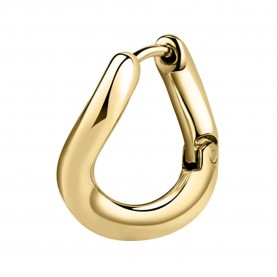 бижутерия,le,petite,story,twisted,hoop,earrings,golden,(gold,golden)