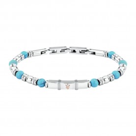 бижутерия,maserati,iconic,18.5,3,cm,bracelet,blue,(silver)