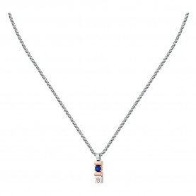 бижутерия,maserati,sapphire,lg.,gem.,45,5,necklace,silver